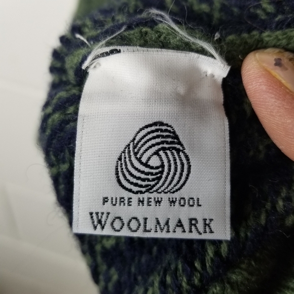 Vtg 90s Y2k Latchfords of Ireland wool viking sweater Irish Fisherman - Picture 8 of 15